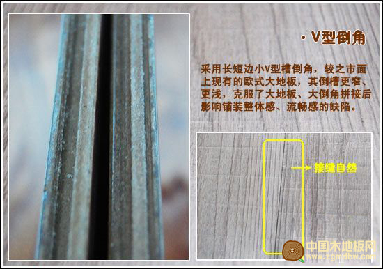 升达地板 玉木锦雕D606 倒角